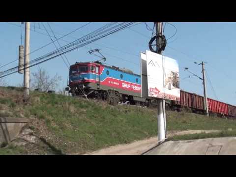 Tren de marfa cu padure trece Suceava Vest si se indreapta spre Suceava - 03.04.2017