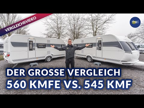 2022 Hobby De Luxe 560 KMFe 👊🏼 2022 Hobby De Luxe 545 KMF | The comparison - Camperland Bong