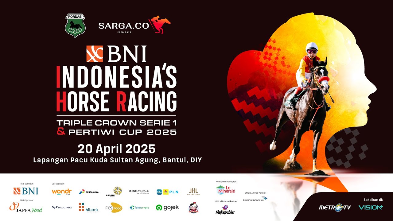 BNI INDONESIA'S HORSE RACING: TRIPLE CROWN SERIE 1 & PERTIWI CUP 2025