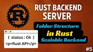 Understand folder structure for a production level | Beginner Rust Backend Tutorial #005
