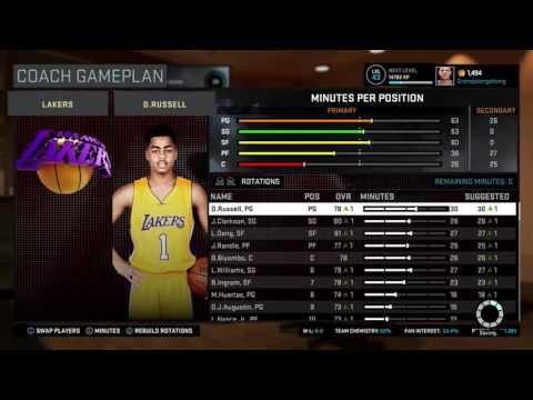 NBA 2k16 Lakers MYGM EP1