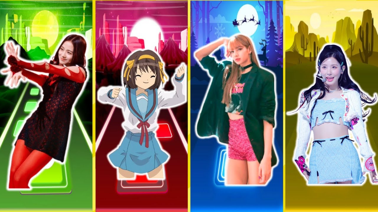 Witness the Dance Spectacle: Jisoo Flower vs Toca Toca Anime vs Lisa Sawalla vs (G)I-DLE- Queencard!