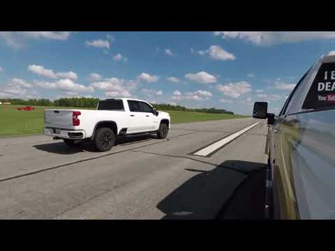 Stock 2021 L5P Duramax vs Banks Derringer Tuned 2022 L5P 10 Speed Duramax