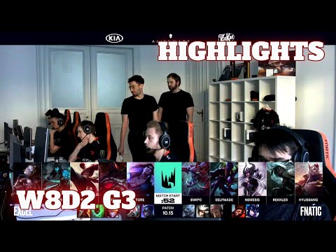 Excel vs Fnatic (Extended Highlights) | Week 8 Day 2 S10 LEC Summer 2020 | XL vs FNC W8D2