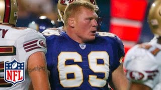WWE & UFC Star Brock Lesnar Preseason Highlights (2004) | NFL