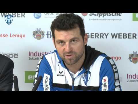 21.02.2016 TBV Lemgo gg. MT Melsungen - Pressekonferenz