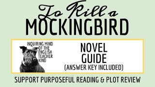 To Kill a Mockingbird Novel Study Guide with Answer Key for High School