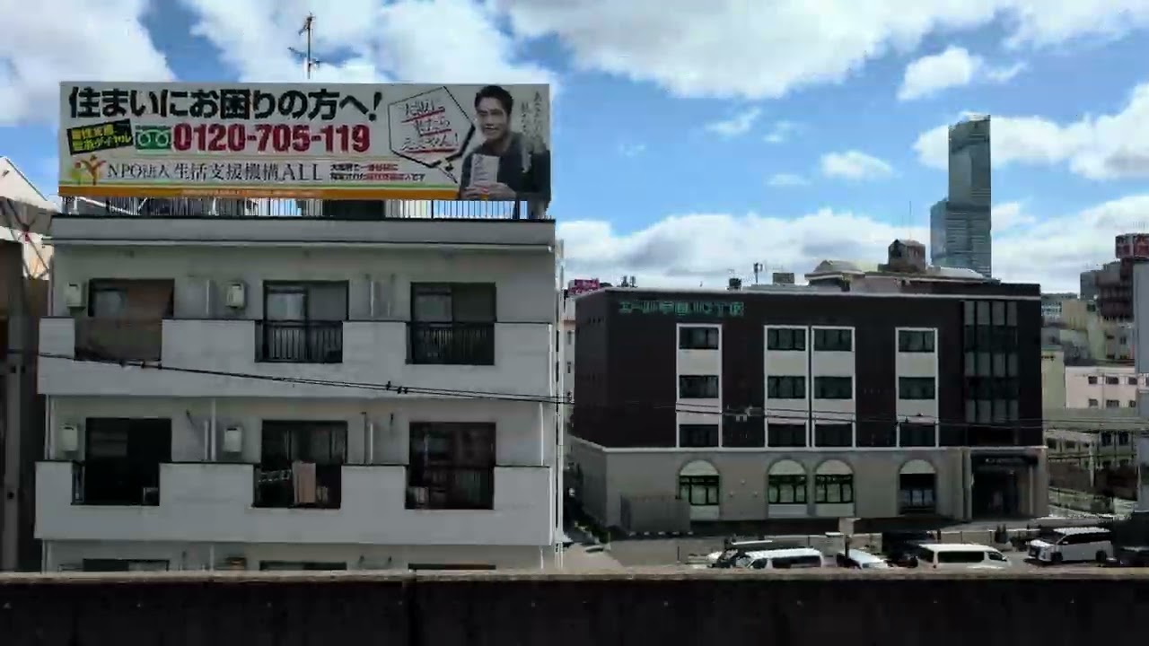 ハルカスと通天閣のツーショット😎