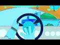 Hooplakidz Wheels On The Bus Light Blue Bus With Dots My Version