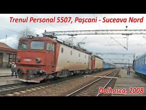 Oprirea Trenului Personal Pascani - Suceava Nord in Dolhasca [martie, 2008]