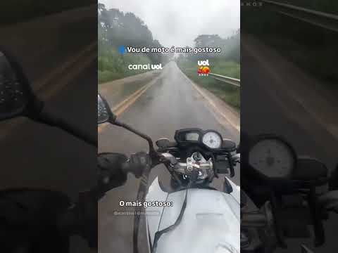 Motociclista leva “banho” inesperado durante passeio em Minas Gerais