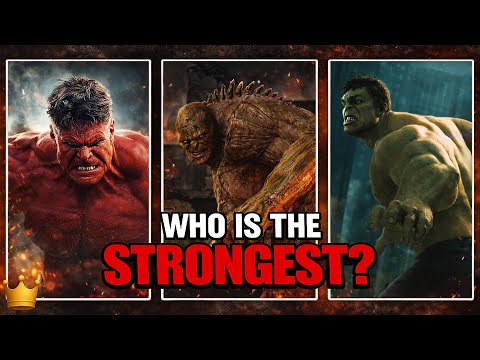 Ranking MCU Hulks From Weakest to Strongest #marvel
