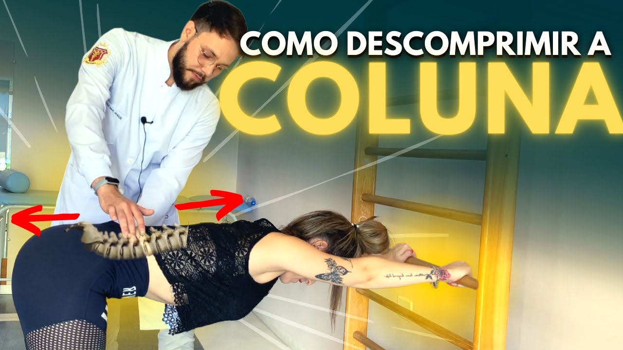 COMO DESCOMPRIMIR A COLUNA COM 3 EXERCÍCIOS SIMPLES