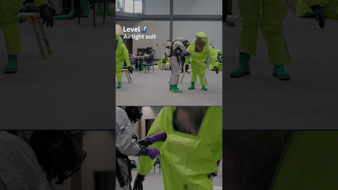 How do OPCW inspectors stay safe while handling toxic chemicals?
