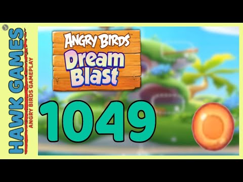 Angry Birds Dream Blast Level 1049 - Walkthrough, No Boosters