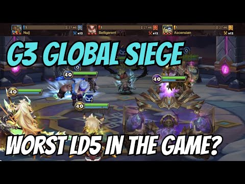 G3 Siege | THIS LD5 IS JUST A PREMIUM LD4!!! | Nu|| vs Belligerent vs Ascensiøn