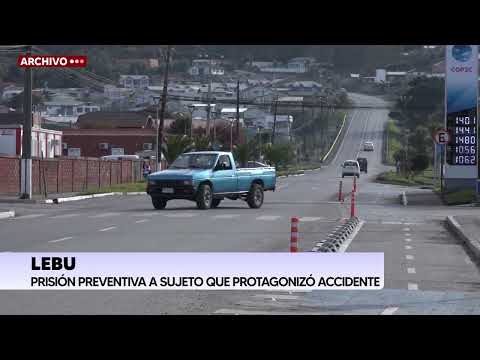 Lebu: prisión preventiva para conductor que causó accidente fatal bajo efectos de alcohol y drogas