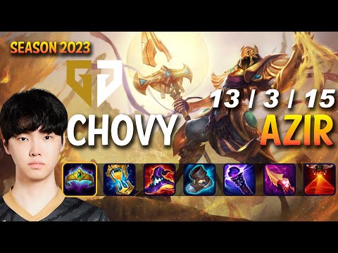 GEN Chovy AZIR vs NEEKO Mid - Patch 13.17 KR Ranked