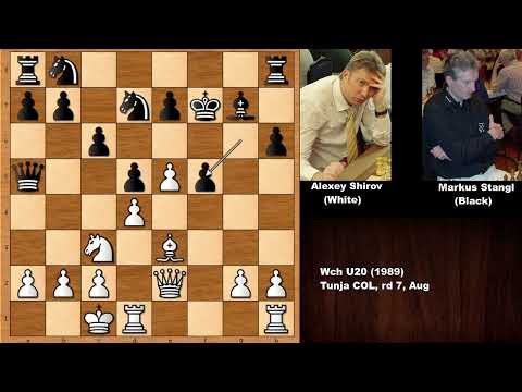 Alexey Shirov vs Markus Stangl (1989)