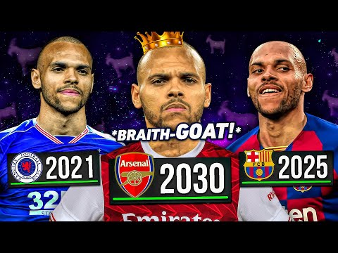 I REPLAYED the Career of a MARTIN BRAITHWAITE...  (BraithGOAT🐐)