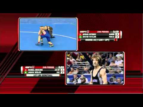 David Taylor vs Steve Fittery 2011 NCAA Semifinals Bubba Jenkins vs Jason Welch