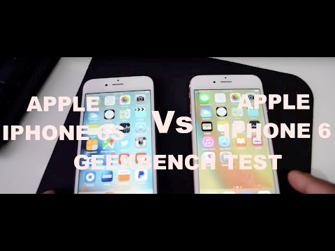 Apple iPhone 6S Vs iPhone 6 Geekbench Speedtest