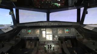 preview picture of video 'A320 Simulated Cockpit'