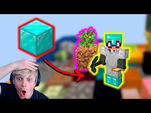 VI FIK DET BEDSTE VI KUNNE FÅ! (one block survival)