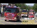BEST OF 2022 UK FIREFIGHTERS IN ACTION Fire Engines Trucks Responding