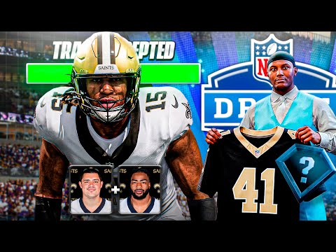 I Traded Up and Got a BEAST | Madden 26 Saints Franchise Offseason