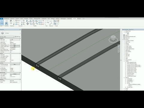 Fully customizable BIM model of edilon)(sedra Corkelast® ERS Embedded Rail System