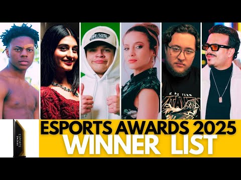 Esports Awards 2025 | Complete Winner List