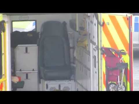 Two Wales GIG/NHS Mercedes Ambulance.