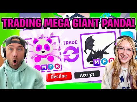 Cammy finally gets the new BEST PET in ADOPT ME! A MEGA Giant Panda!