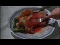 Mommie Dearest Movie Christina Doesn't Eat The Plate Scene