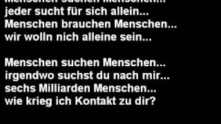 Tokio Hotel - Menschen suchen Menschen (full song) + Lyrics