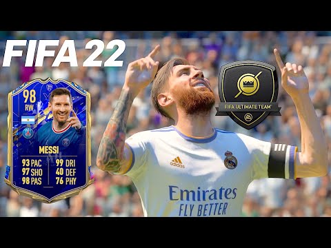 98 TEAM OF THE YEAR MESSI...THIS IS GOD MODE!!! FIFA 22 Ultimate Team