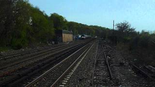 preview picture of video 'P32AC-DM #709 leads Amtrak Ethan Allen Express with horn'