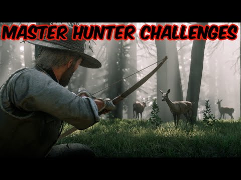 Master Hunter Challenges 1 to 10 Rdr2