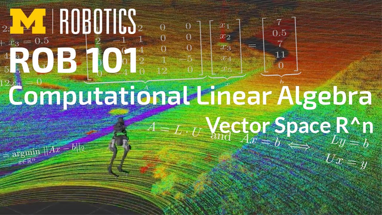 ROB 101: Vector Space R^n