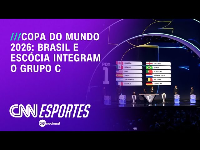 Brasil e Escócia se enfrentarão na Copa do Mundo de 2026 | CNN 360°