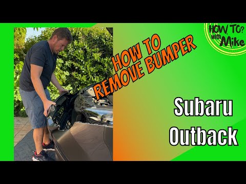 Subaru Outback How To Remove Bumper Tutorial by M&R Automotive | Easy DIY