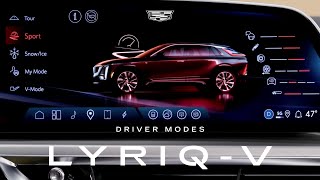  LYRIQ-V | Driver Modes | Cadillac