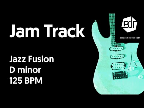 Jazz Fusion Jam Track in D minor "Vibing" - BJT #57