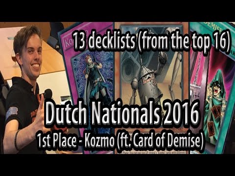 Kozmo (w/ Card of Demise) - 1st Place - Dutch Nationals 2016 - (13/16 Top 16 decklists are here)