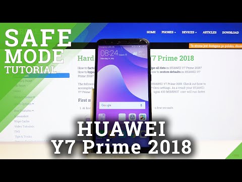 How to Enter Safe Mode in HUAWEI Y7 Prime 2018 – Turn Off Third-party Apps