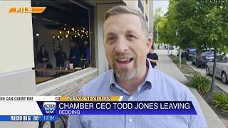 Redding Chamber CEO Todd Jones steps down for college post