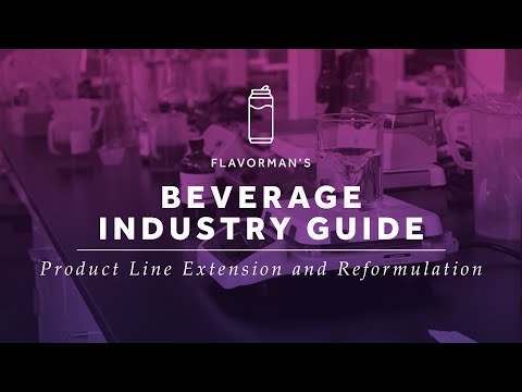 How a Beverage Product Line Extension or Reformulation Works - Flavorman's Beverage Industry Guide