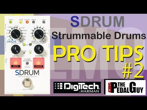 ThePedalGuy Presents the DigiTech SDRUM Strummable Drums Pedal Pro Tips Part 2