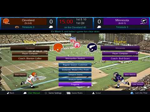 PSF 2026 - 1969 Replay, Week 9 - Browns at Vikings